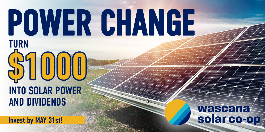 Wascana Solar Co-operative Billboard
